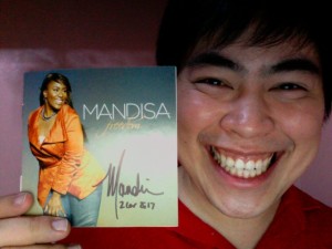 Mandisa autograph