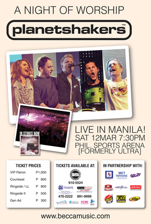 Planetshakers in Manila 2011: Win a CD & ticket package!