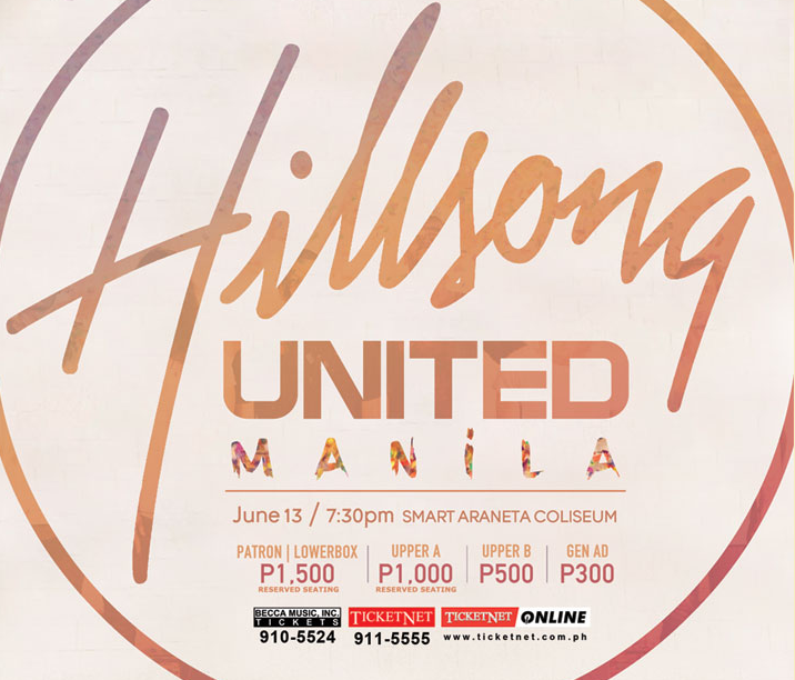 Hillsong UNITED is coming to Manila this June 2014!